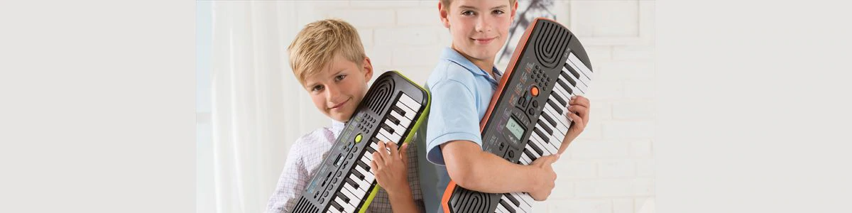 Teclado Infantil Casio SA-46 para Estudantes e Iniciantes - Koala Music